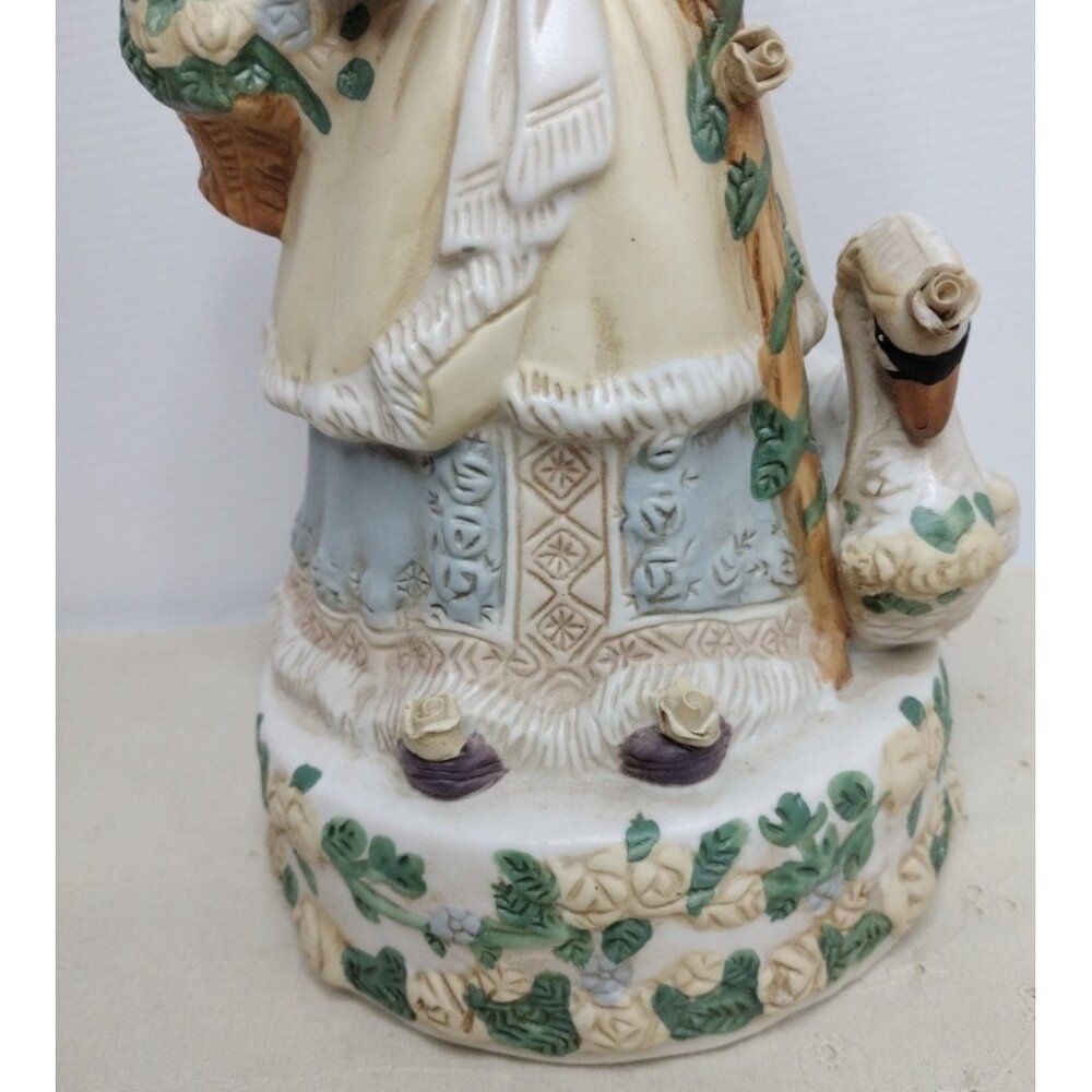 ABC Distributing 11 Inch Porcelain Musical Victorian Santa In Original Box - Picture 4 of 12